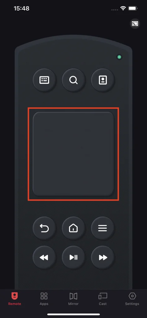 Remote Touchpad Step 2