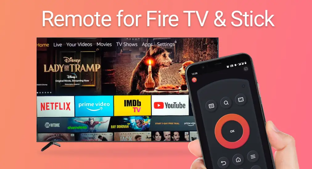 Remote for Fire TV & Fire Stick