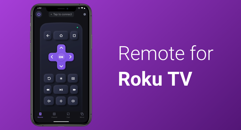 Roku tv on sale remote app