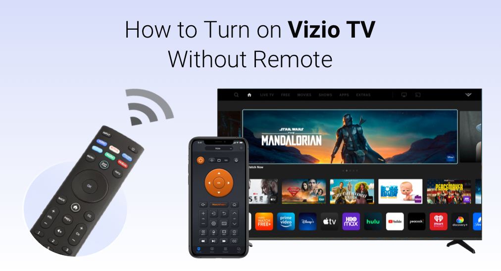 Turn on Vizio without Remote