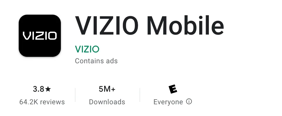 Vizio Mobile on Google Play