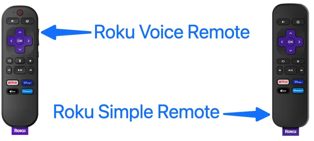Roku Voice Remote vs. Roku Simple Remote