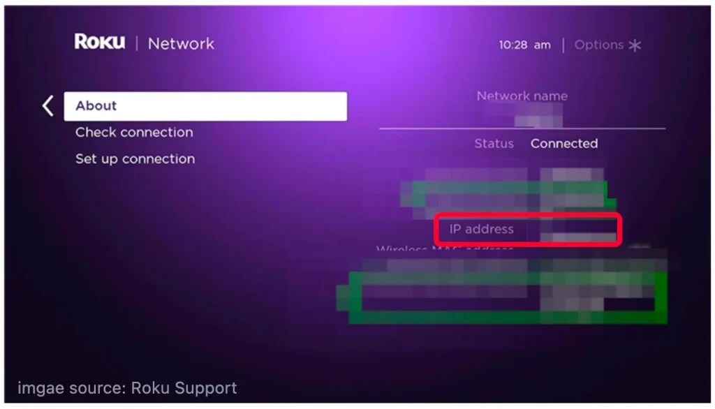 find the IP address