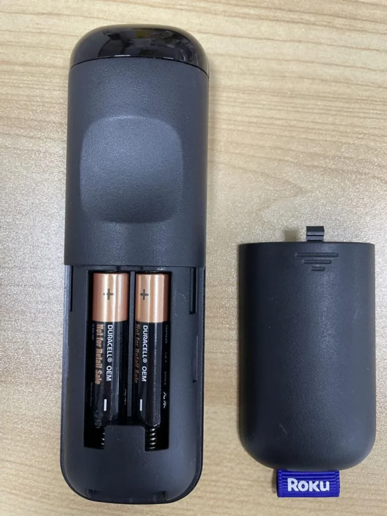 ロクのリモコンアプリの電池