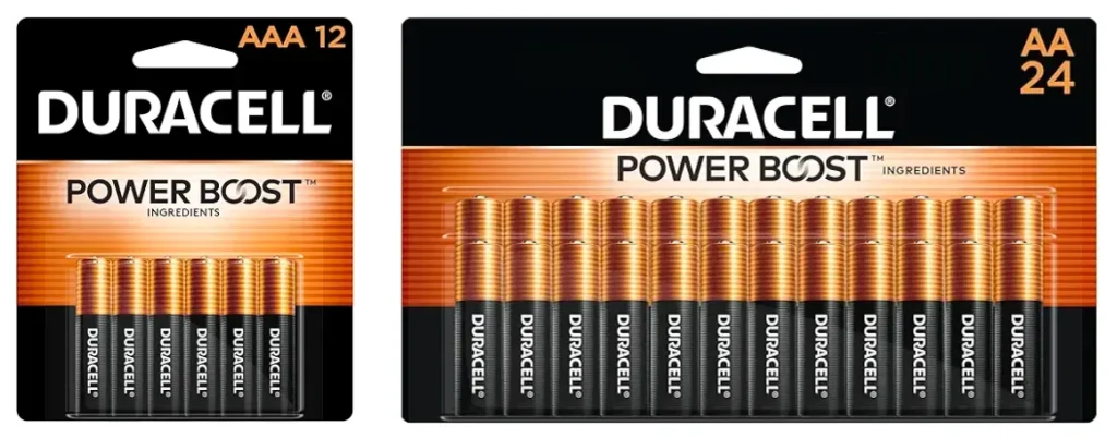 AA batteries vs AAA batteries