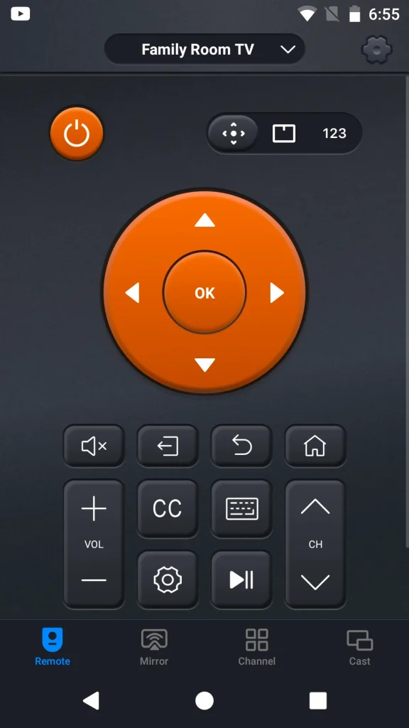 connect the Universal TV Remote app to Vizio TV