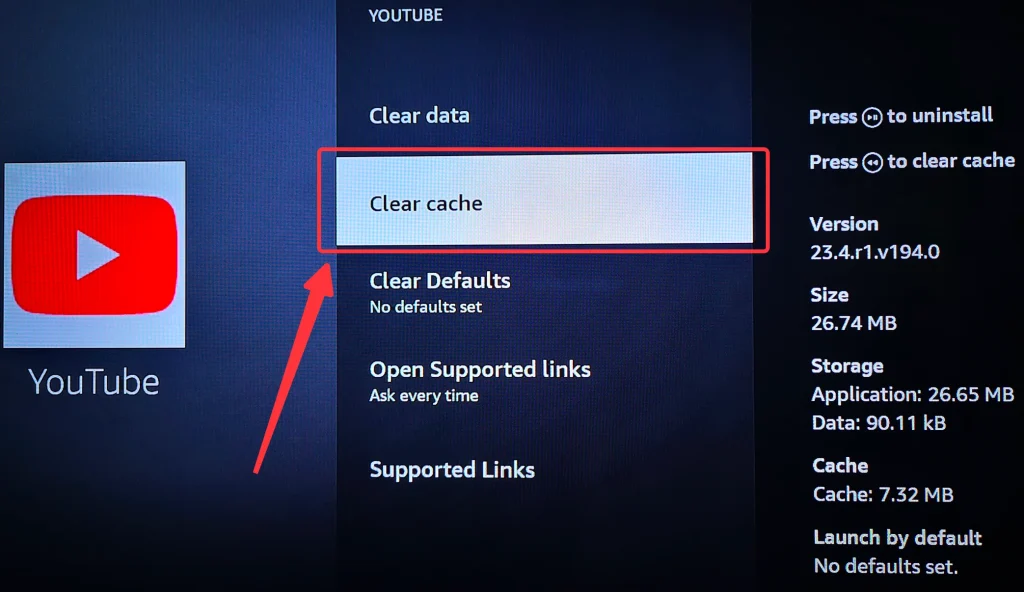 Clear Cache