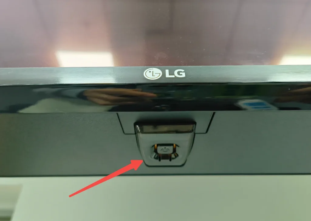 the power button on LG TV