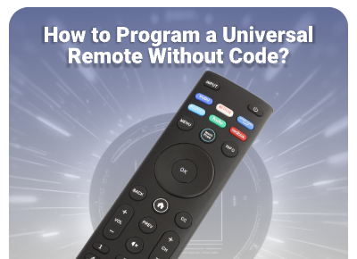 How to program a universal remote to a tv without codes