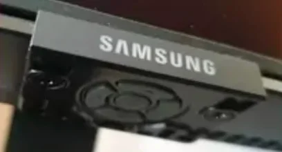 press the power button on the Samsung TV remote