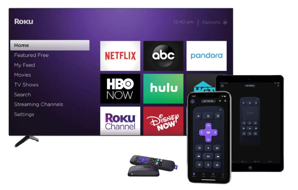 turn phone into remote using Roku TV Remote by BoostVision
