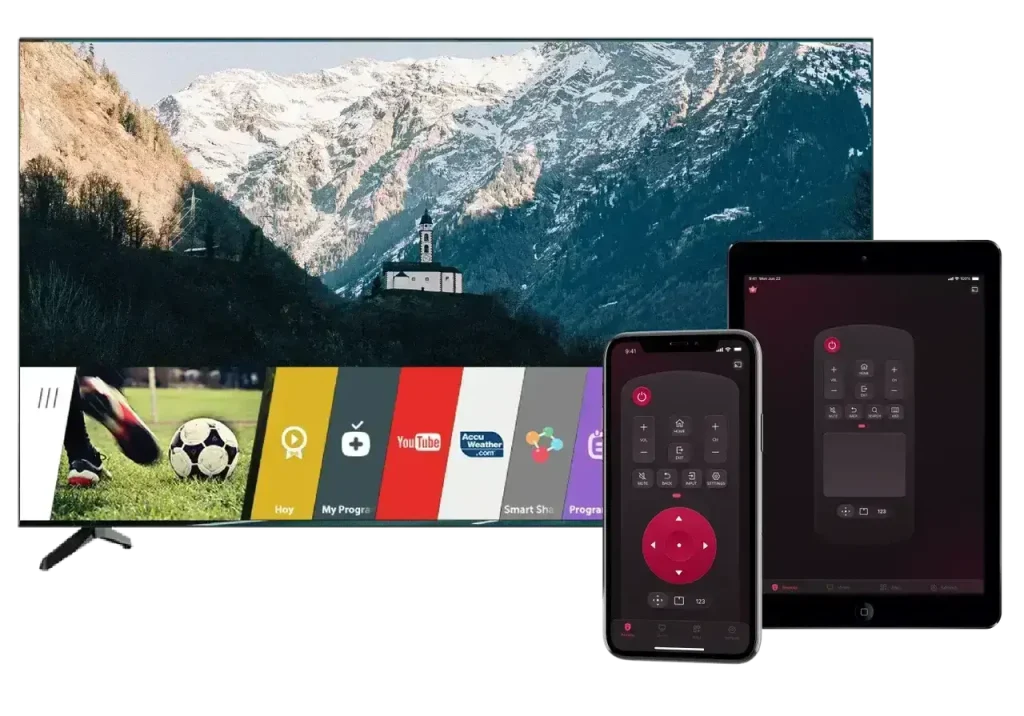 the LG TV Remote app by BoostVision