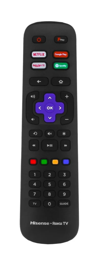 Hisense Roku TV remote