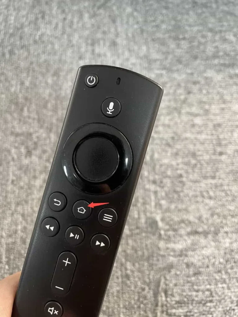 press Home button to pair Fire TV remote