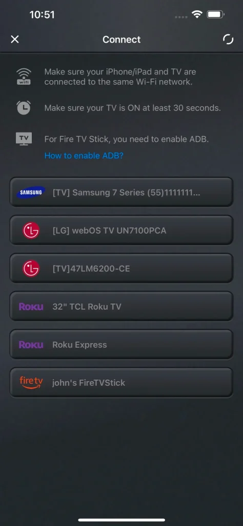 the Universal TV Remote supports myriad TVs