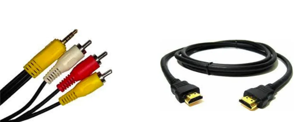 RCA cables vs. HDMI cable