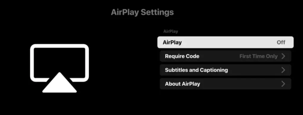 enable AirPlay on Samsung TV