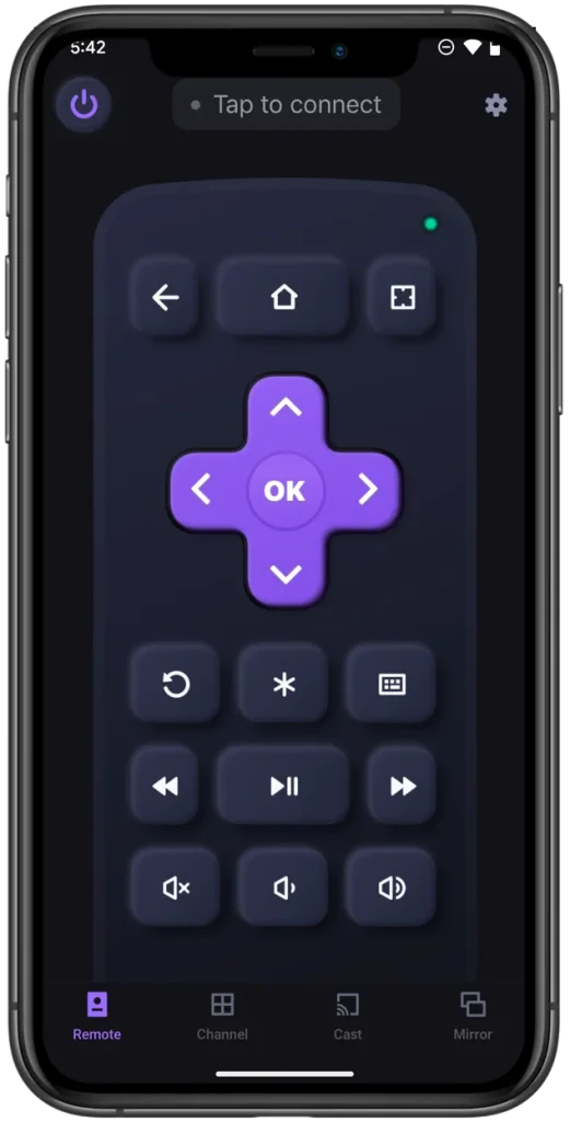 the Roku remote app by BoostVision