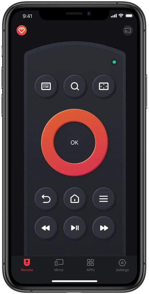 the Fire TV Remote app by BoostVision