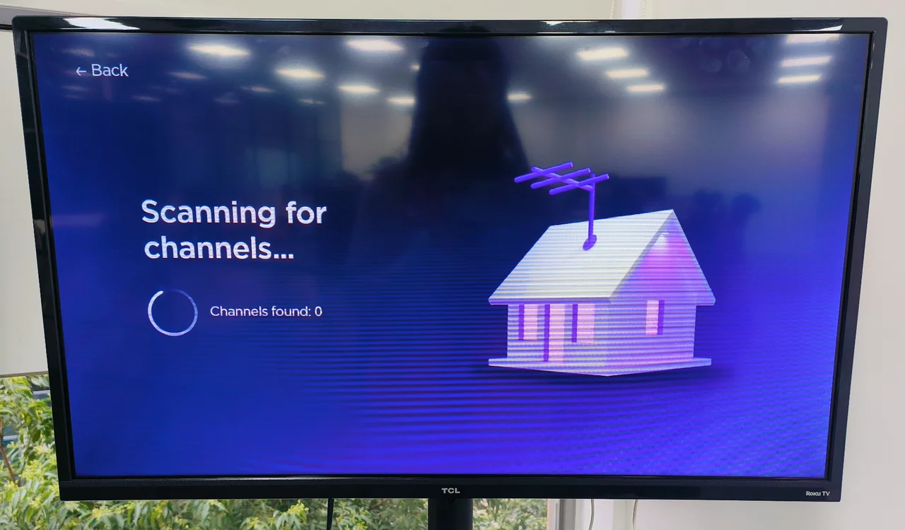 scan for channels on TCL Roku TV