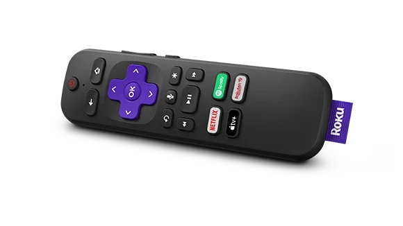 the Roku Voice remote