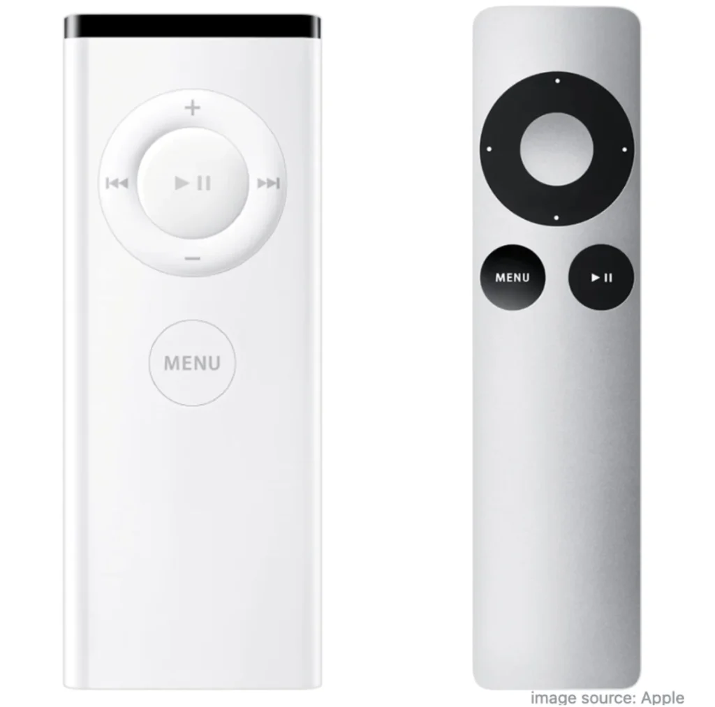 original version of Apple TV remote