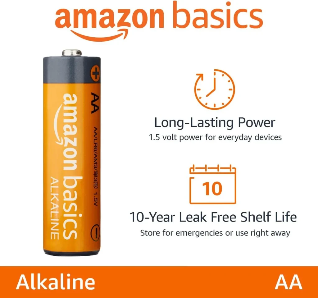the AA batteries from Amazon