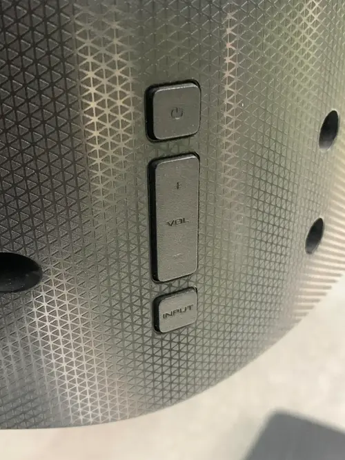 the Vizio TV buttons on its back panel