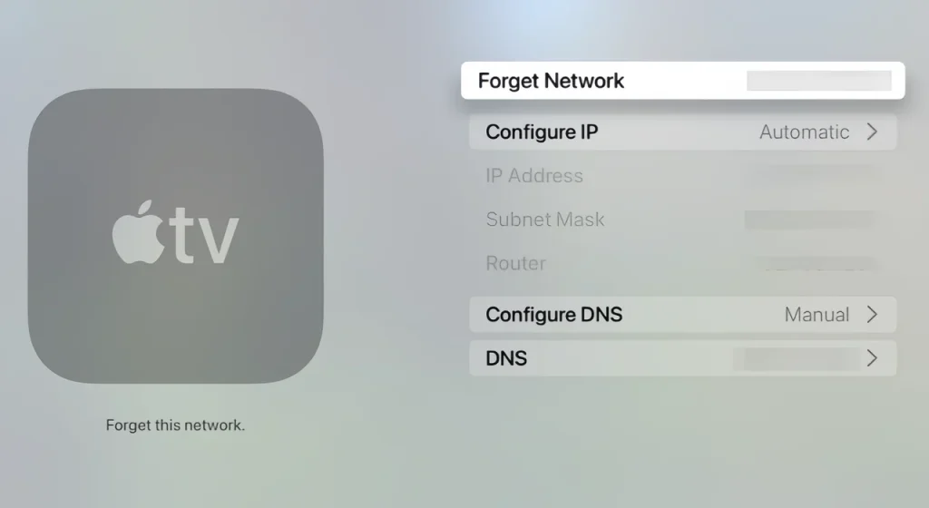 Forget Network on Apple TV