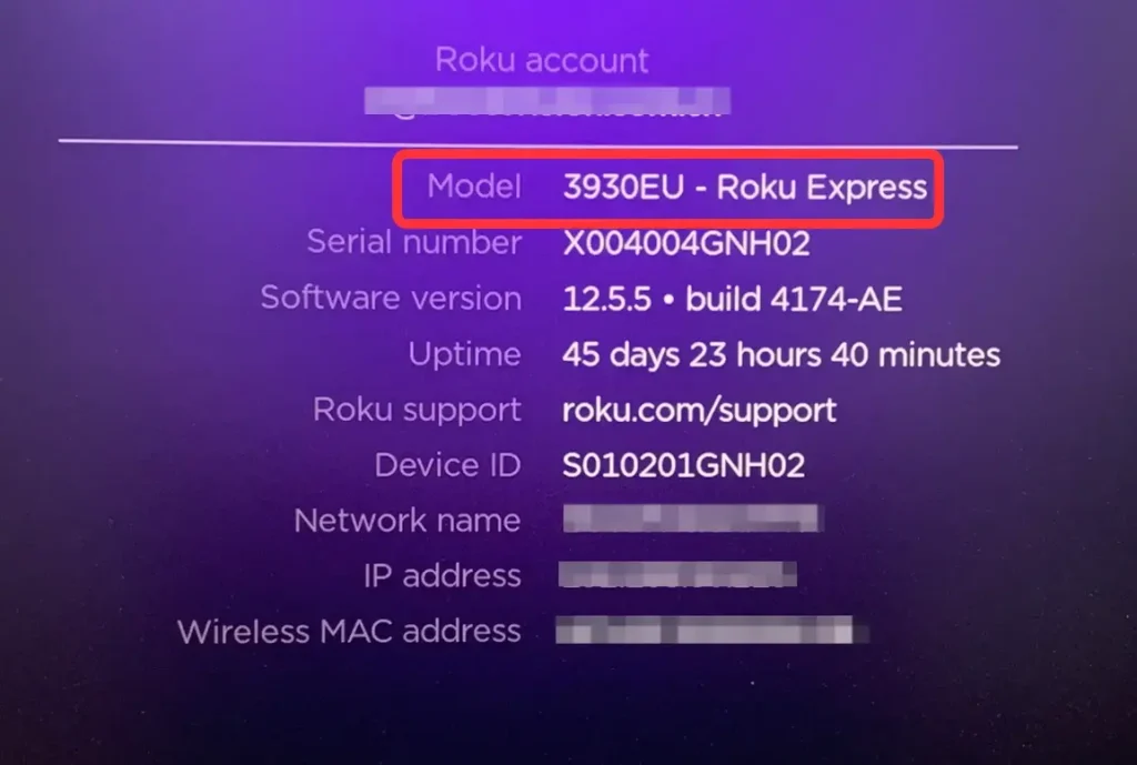 Roku Model