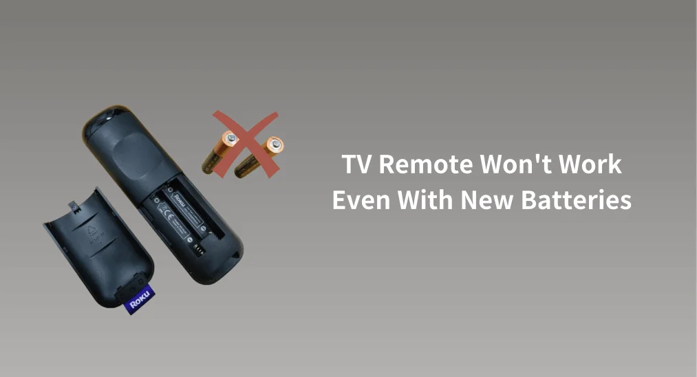 TV Remote Wont Work Even With New Batteries [Fixed]