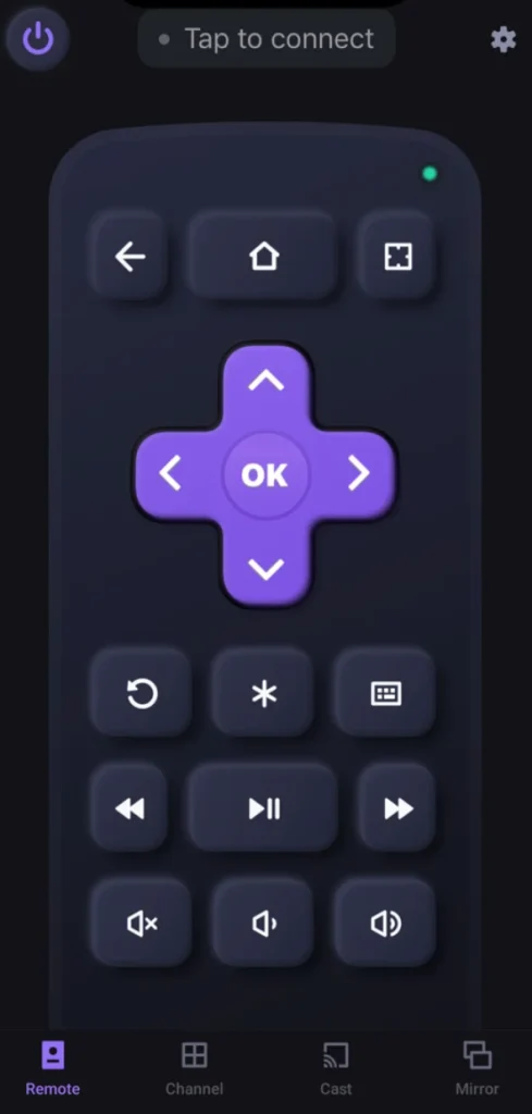 the Roku remote app from BoostVision