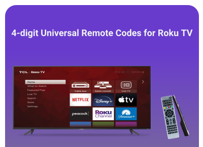4-digit universal remote codes for Roku TV