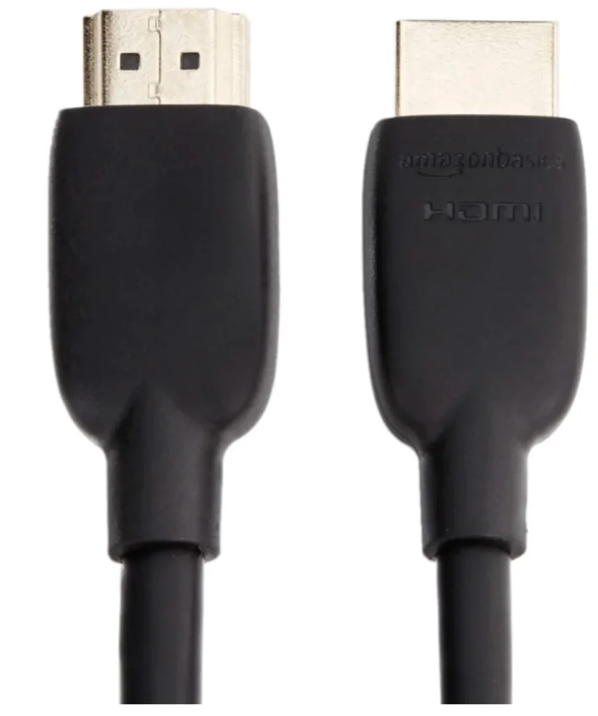 the HDMI cable