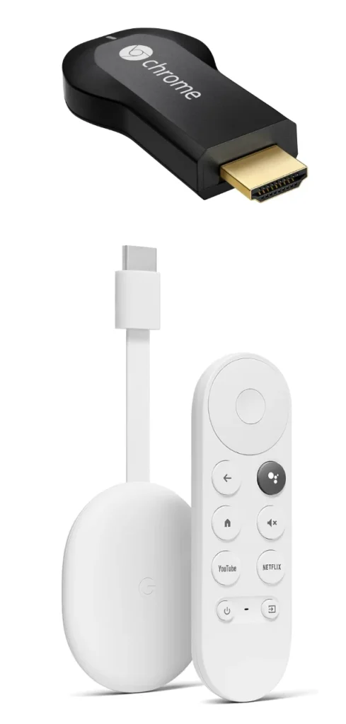 Chromecast with two form factors