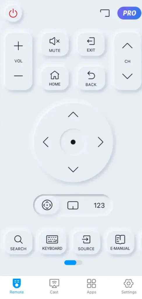 Samsung TV remote app from BoostVision