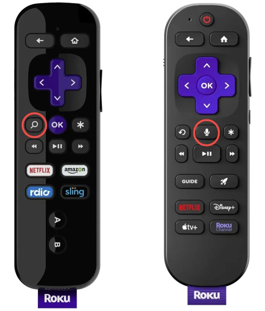 Roku voice remote