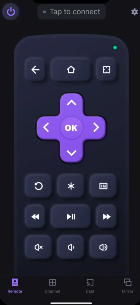 the Roku remote app from BoostVision