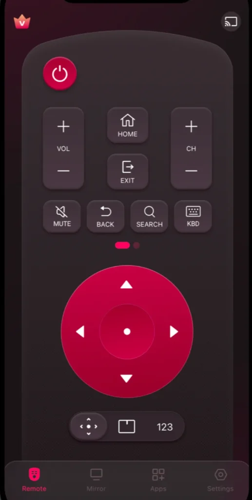 the third-party remote app for LG TV