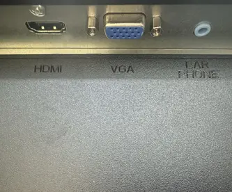 HDMI connector on TV