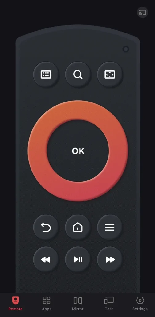 Fire TV remote app of BoostVision