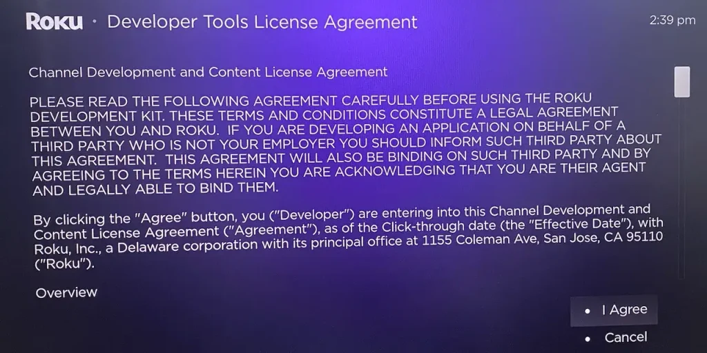 Developer Tools License Agreement