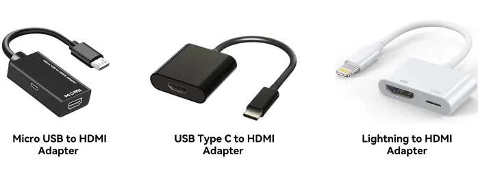 HDMI adapter for phones