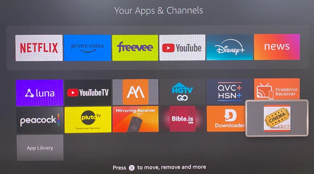 Cinema HD on Firestick