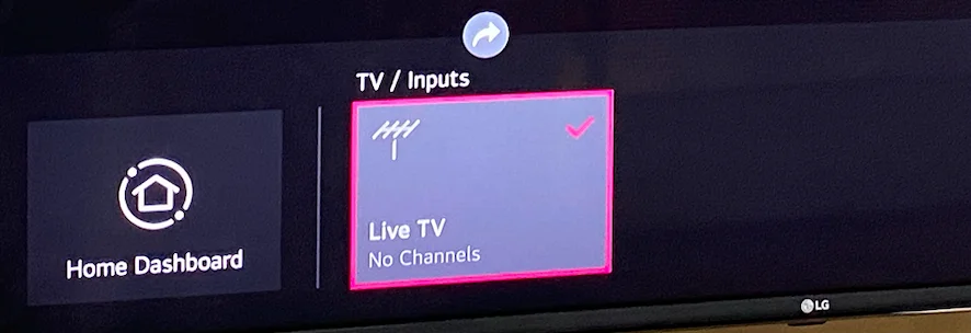 change input source on LG TV