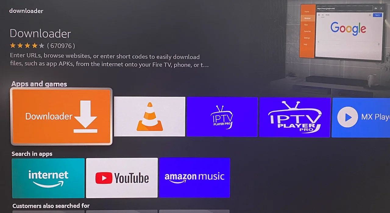 download Downloader on Firestick