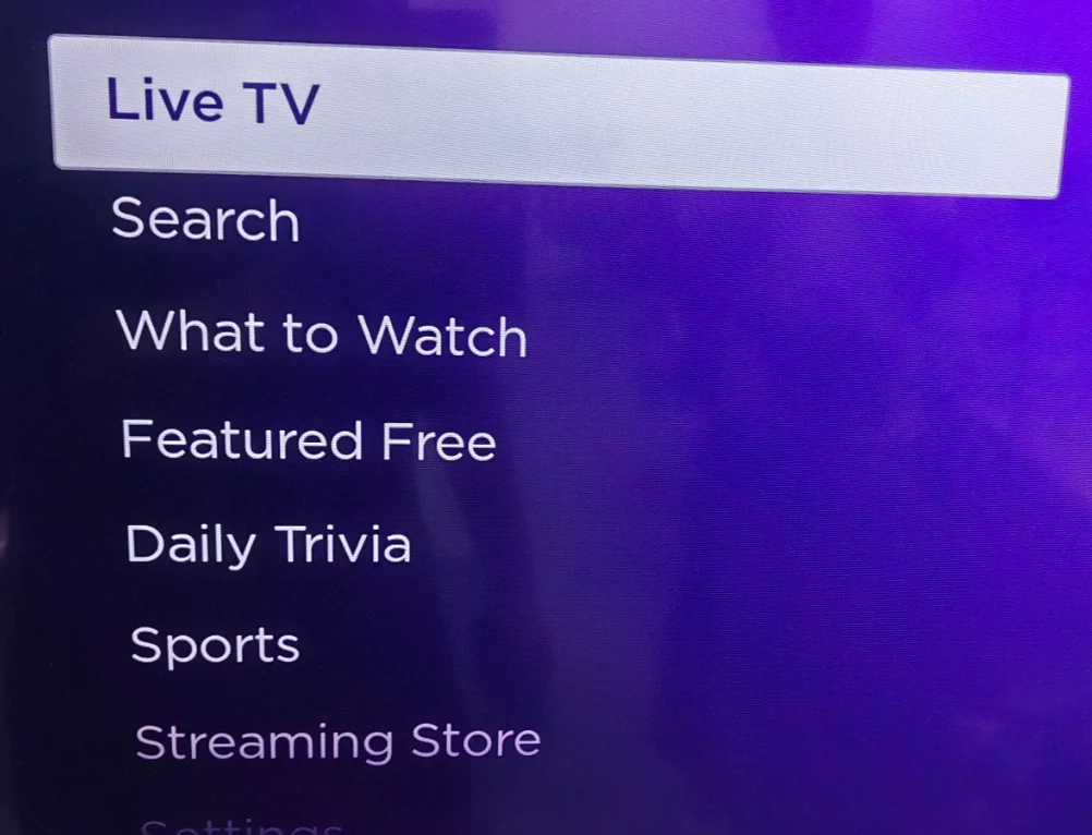 Live TV on Roku