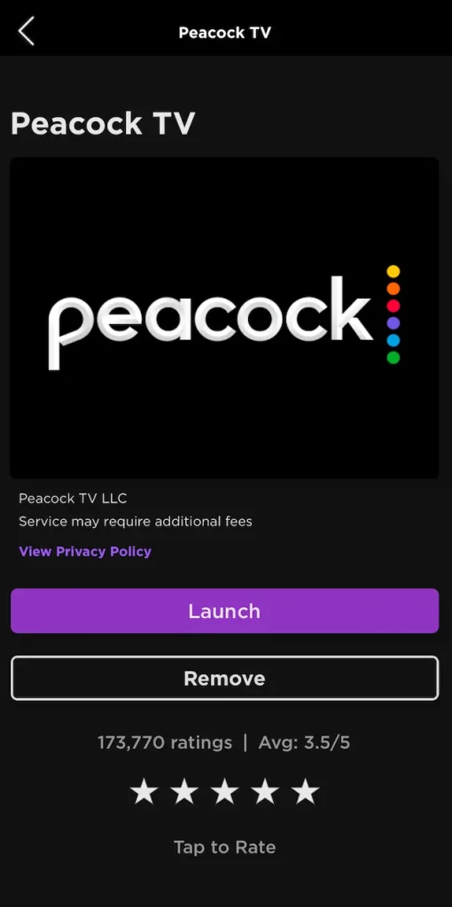 add Peacock TV to Roku