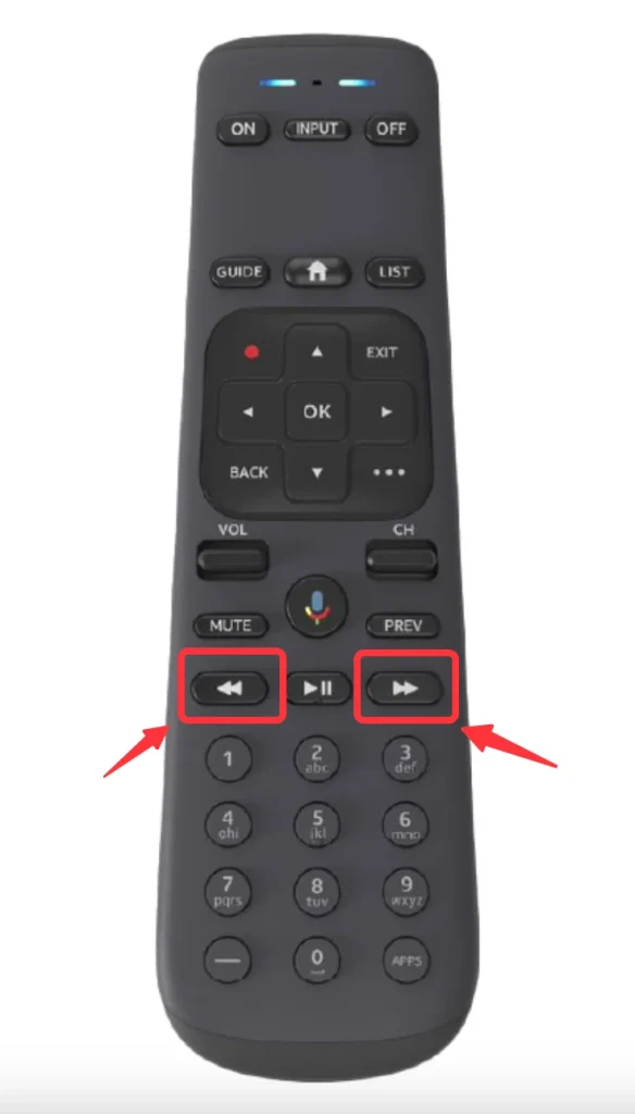 FF and Rewind button on Gemini Remote