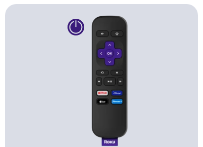 Roku remote without power button